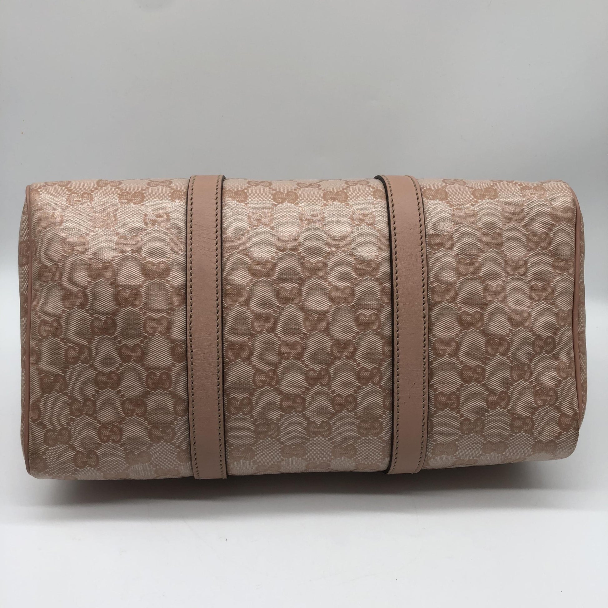 Gucci Boston Suprême GG, Pink, Canvas, Travel Bag