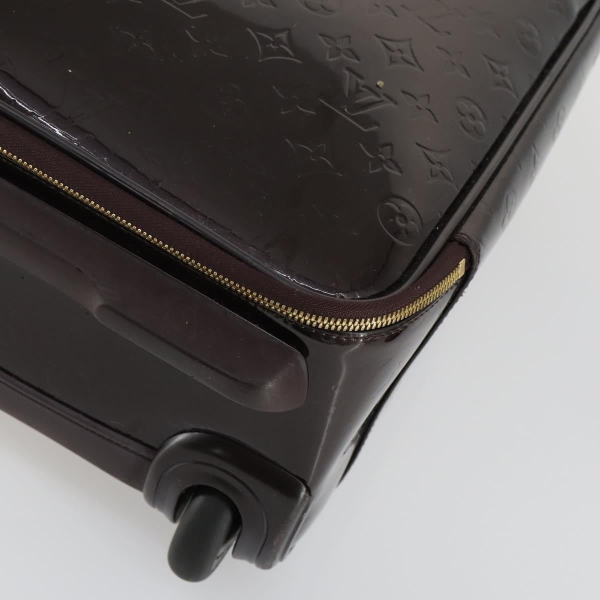 Louis Vuitton Pegase Luggage Monogram Vernis, Brown, Patent Leather, Travel Bag