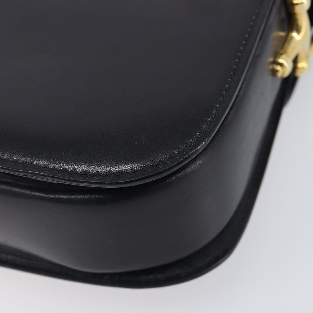 Celine Horse Carriage Leather, Black, Leather, Shoulder Bag