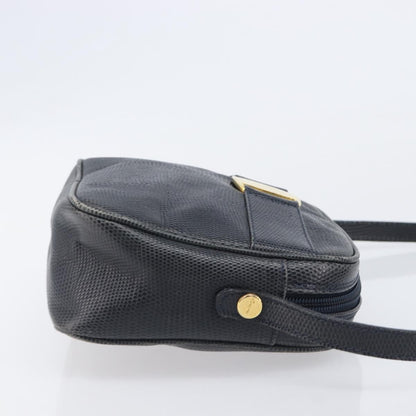 Salvatore Ferragamo Vala Leather, Navy, Leather, Shoulder Bag