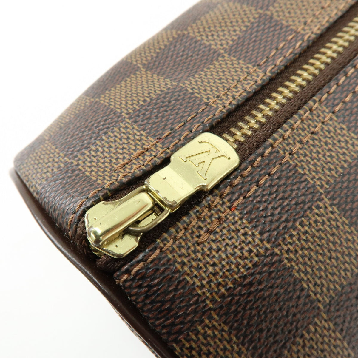 Louis Vuitton Papillon Damier, Brown, Canvas, Handbag
