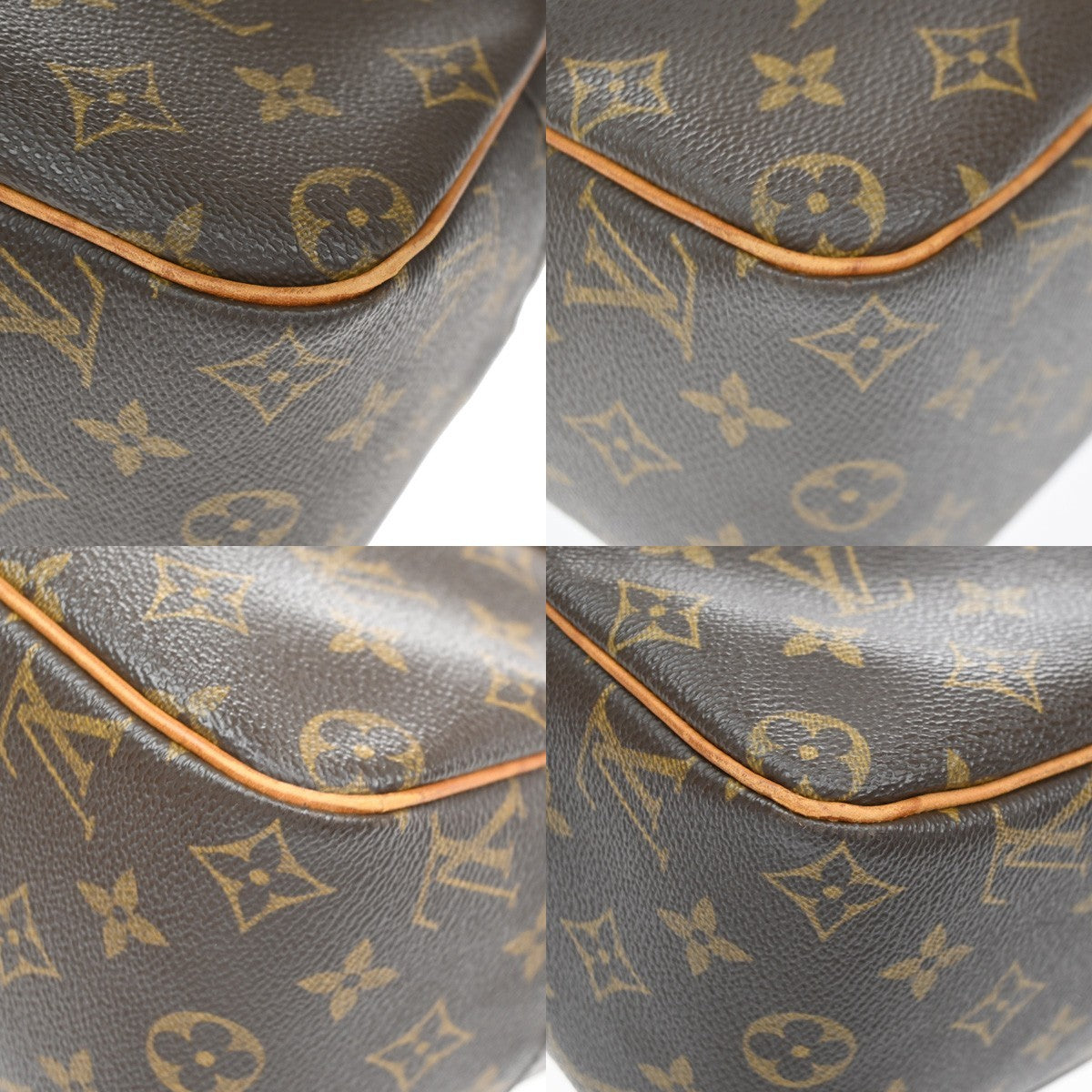 Louis Vuitton Cite Monogram Canvas, Brown, Canvas, Handbag