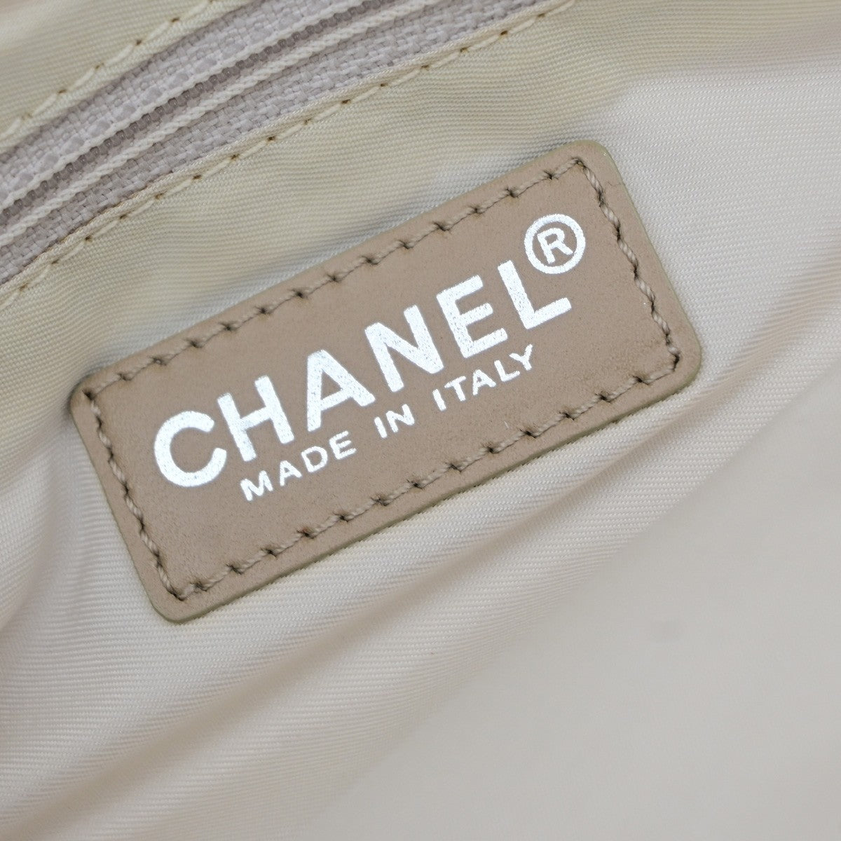 Chanel Travel Line Tote Nylon, Beige, Nylon, Tote Bag