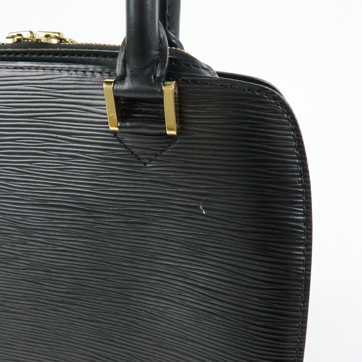 Louis Vuitton Pont Neuf Epi Leather, Black, Leather, Handbag