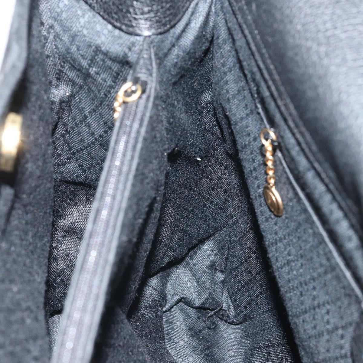 Gucci Bamboo Suede, Black, Suede, Tote Bag