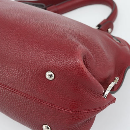 Salvatore Ferragamo Sofia Satchel Leather, Red, Leather, Handbag