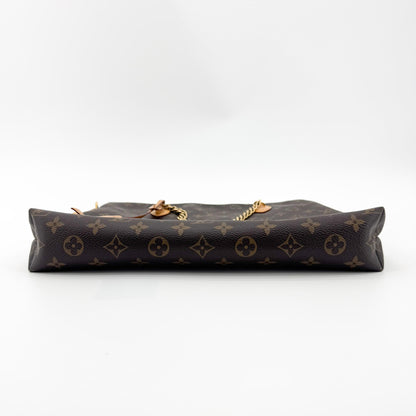 Louis Vuitton Lockit Chain Monogram Canvas, Brown, Canvas, Handbag