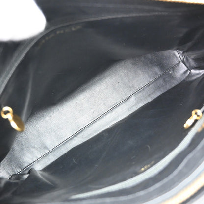 Chanel Vintage Front Pocket Caviar, Black, Leather, Tote Bag