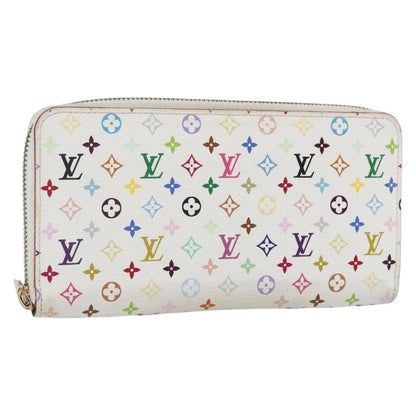 Louis Vuitton Zippy Wallet NM Murakami Multicolor White, Multicolour, Canvas, Wallet
