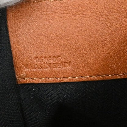 Loewe Hammock Leather, Brown, Leather, Handbag