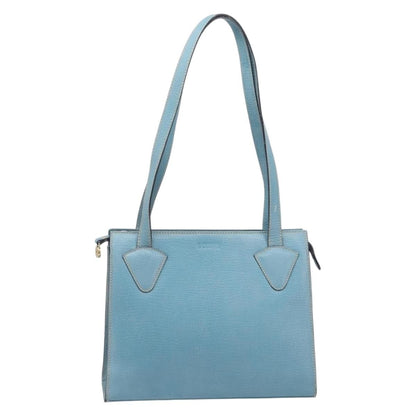 Loewe Tote Leather, Blue, Leather, Tote Bag