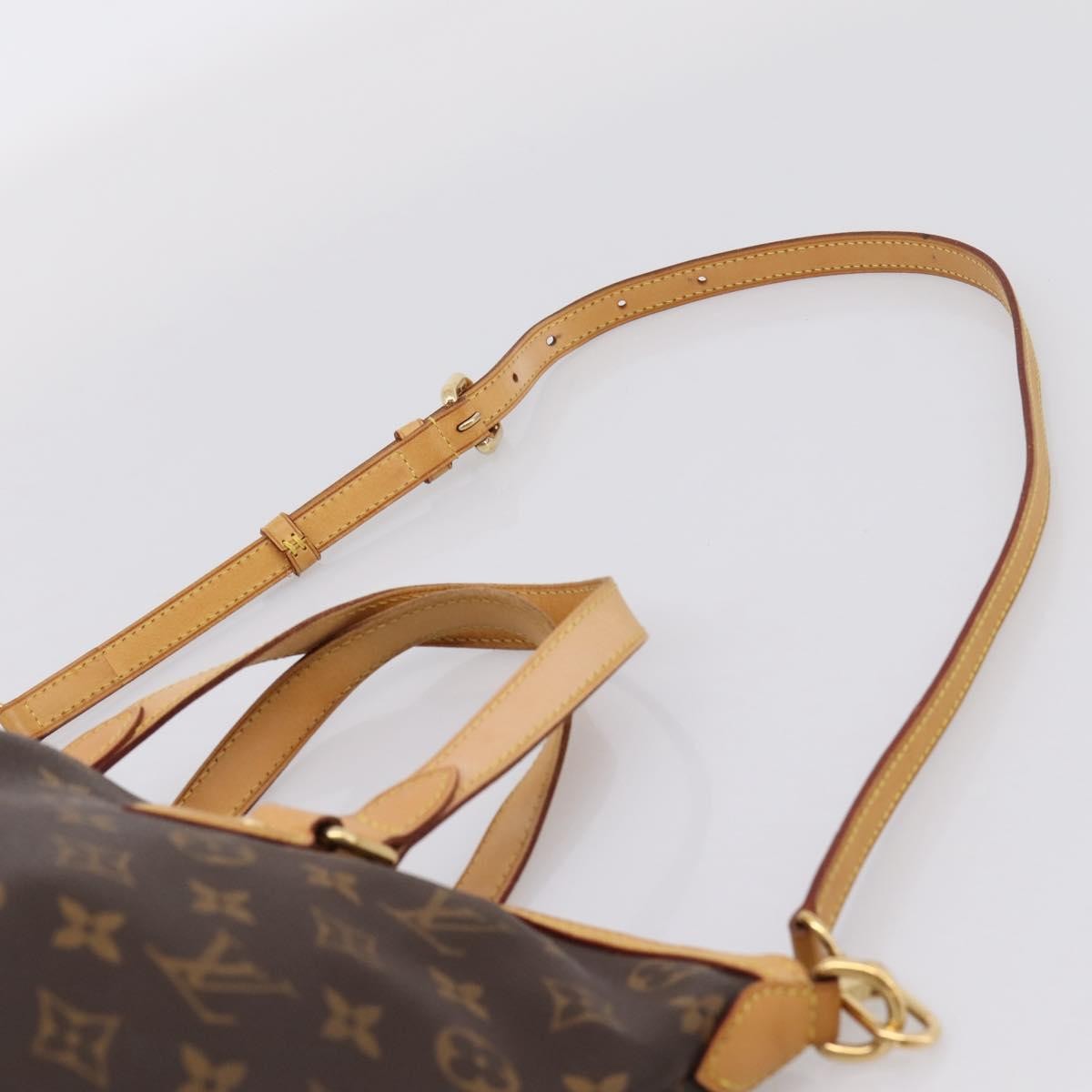 Louis Vuitton Palermo Monogram Canvas, Brown, Canvas, Handbag