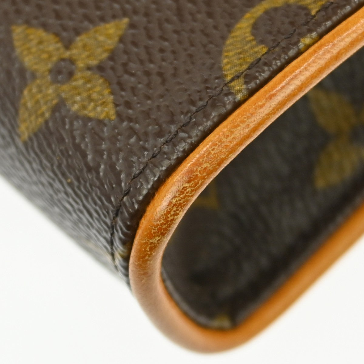 Louis Vuitton Florentine Canvas, Brown, Canvas, Clutch