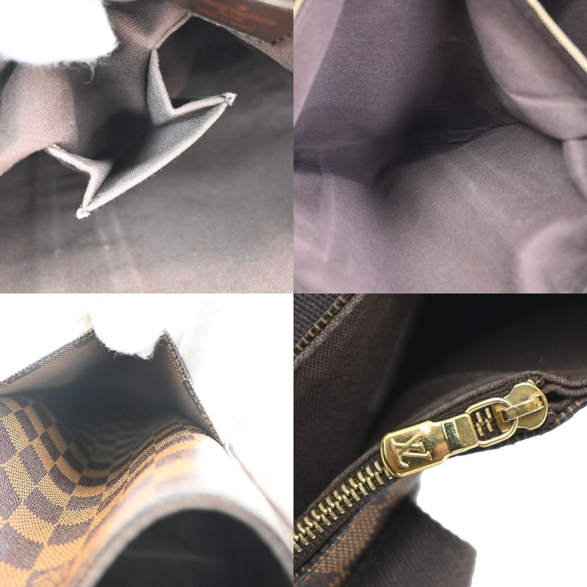 Louis Vuitton Beaubourg Damier, Brown, Canvas, Tote Bag