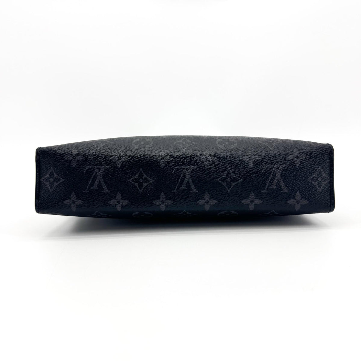 Louis Vuitton Pochette Voyage Reverse Monogram Eclipse Canvas, Black, Canvas, Clutch
