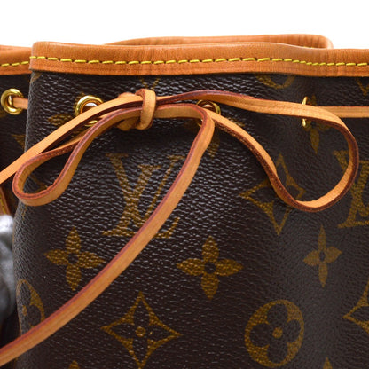 Louis Vuitton Noe Monogram Canvas, Brown, Canvas, Shoulder Bag