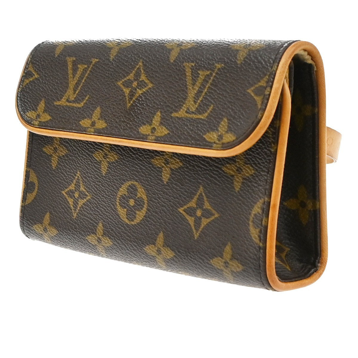 Louis Vuitton Florentine Pochette Damier, Brown, Canvas, Clutch