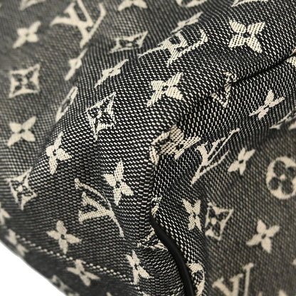 Louis Vuitton Lucille Mini Lin, Black, Canvas, Handbag