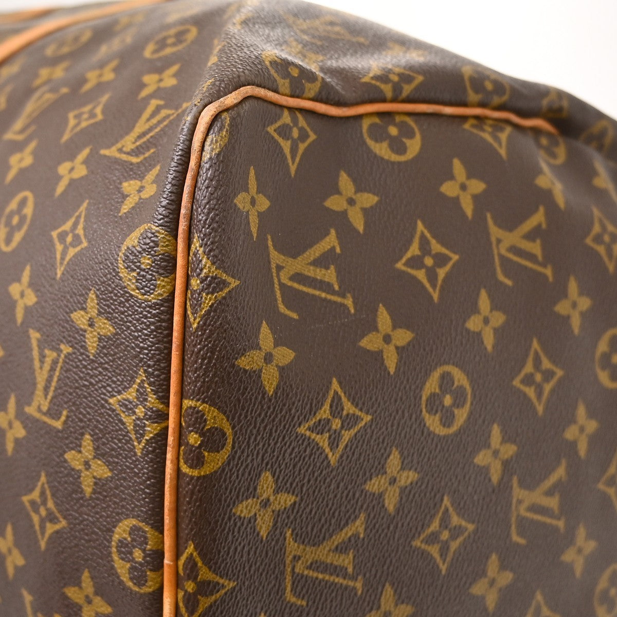 Louis Vuitton Keepall Canvas, Brown, Canvas, Travel Bag