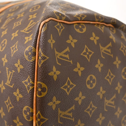 Louis Vuitton Keepall Canvas, Brown, Canvas, Travel Bag