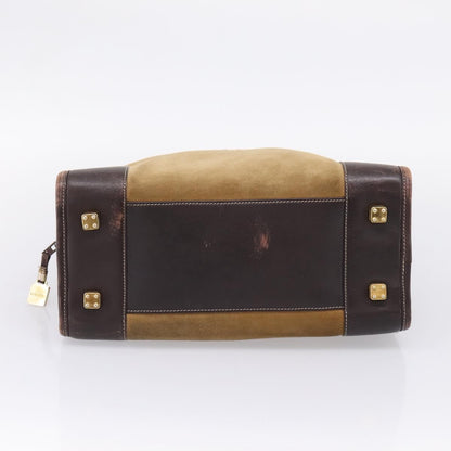 Loewe Amazona Suede, Beige, Suede, Handbag