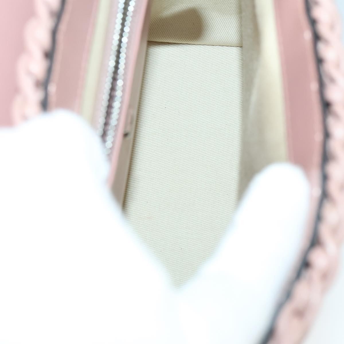 Salvatore Ferragamo Boxyz Top Handle Woven Leather, Pink, Leather, Handbag