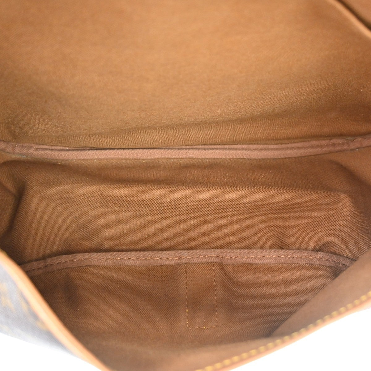 Louis Vuitton Saumur Monogram, Brown, Canvas, Shoulder Bag