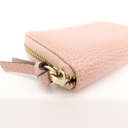 Gucci Swing Zip Around Leather, Pink, Leather, Wallet
