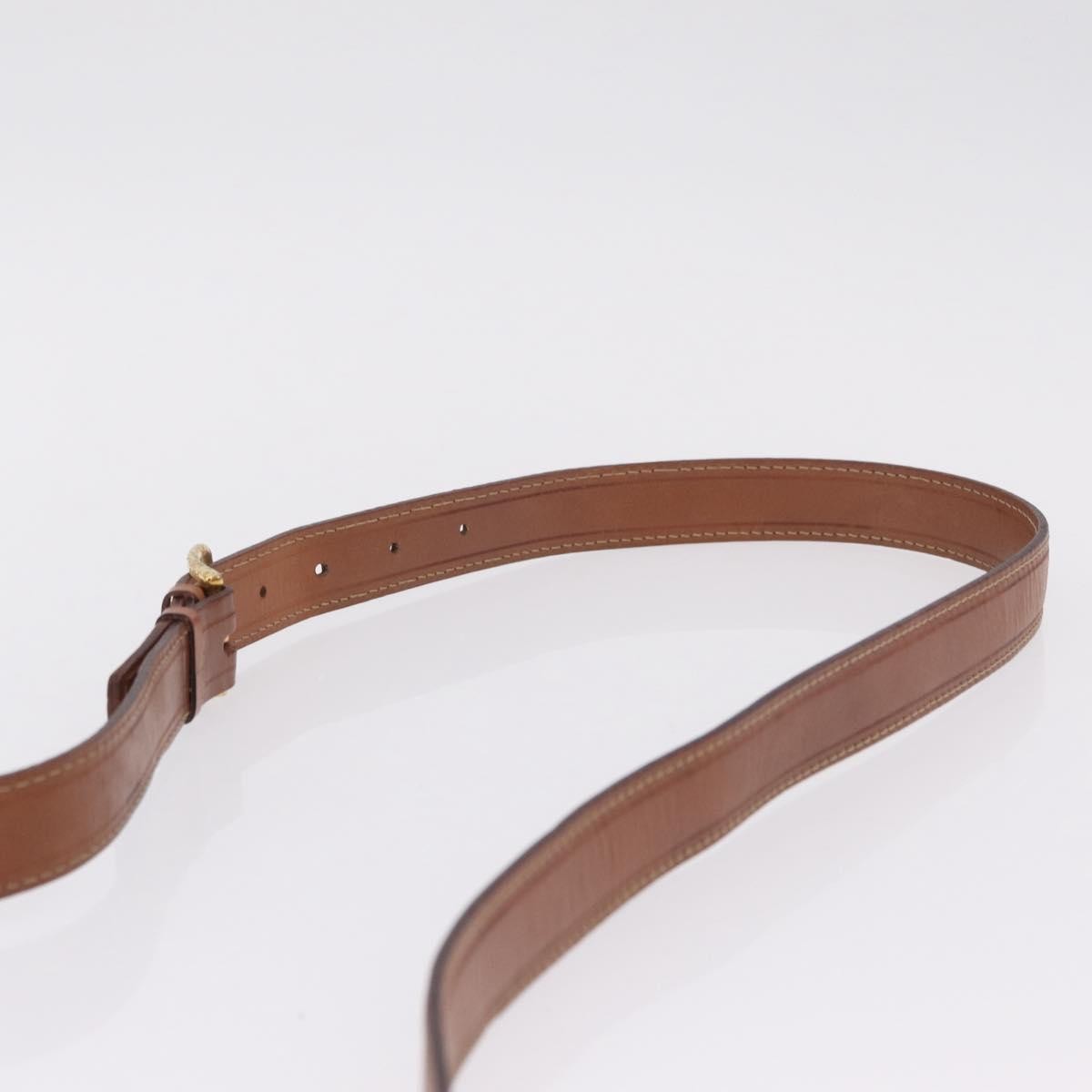 Celine Macadam Shoulder Canvas, Brown, Canvas, Crossbody Bag