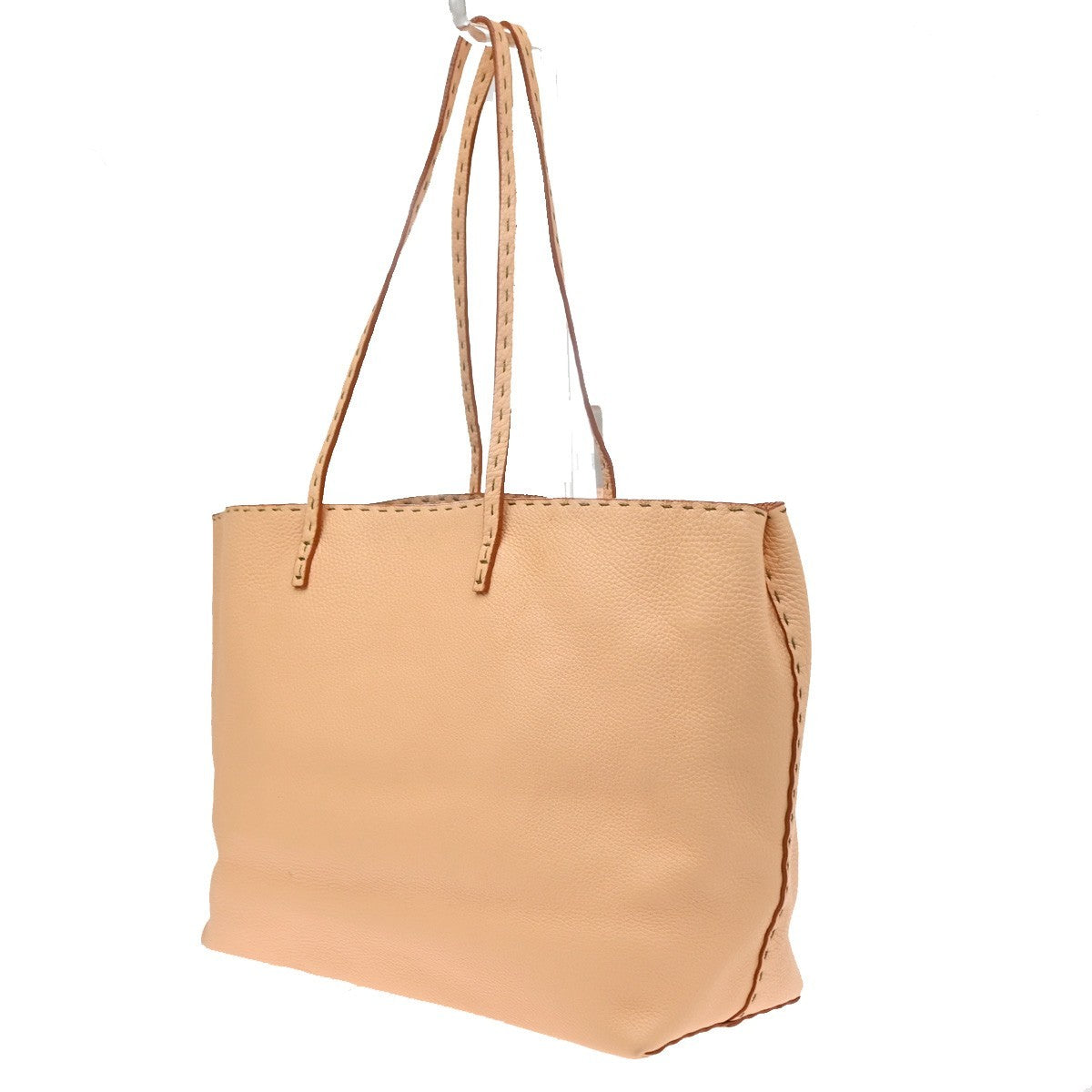 Fendi Roll Tote Selleria Leather, Orange, Leather, Tote Bag