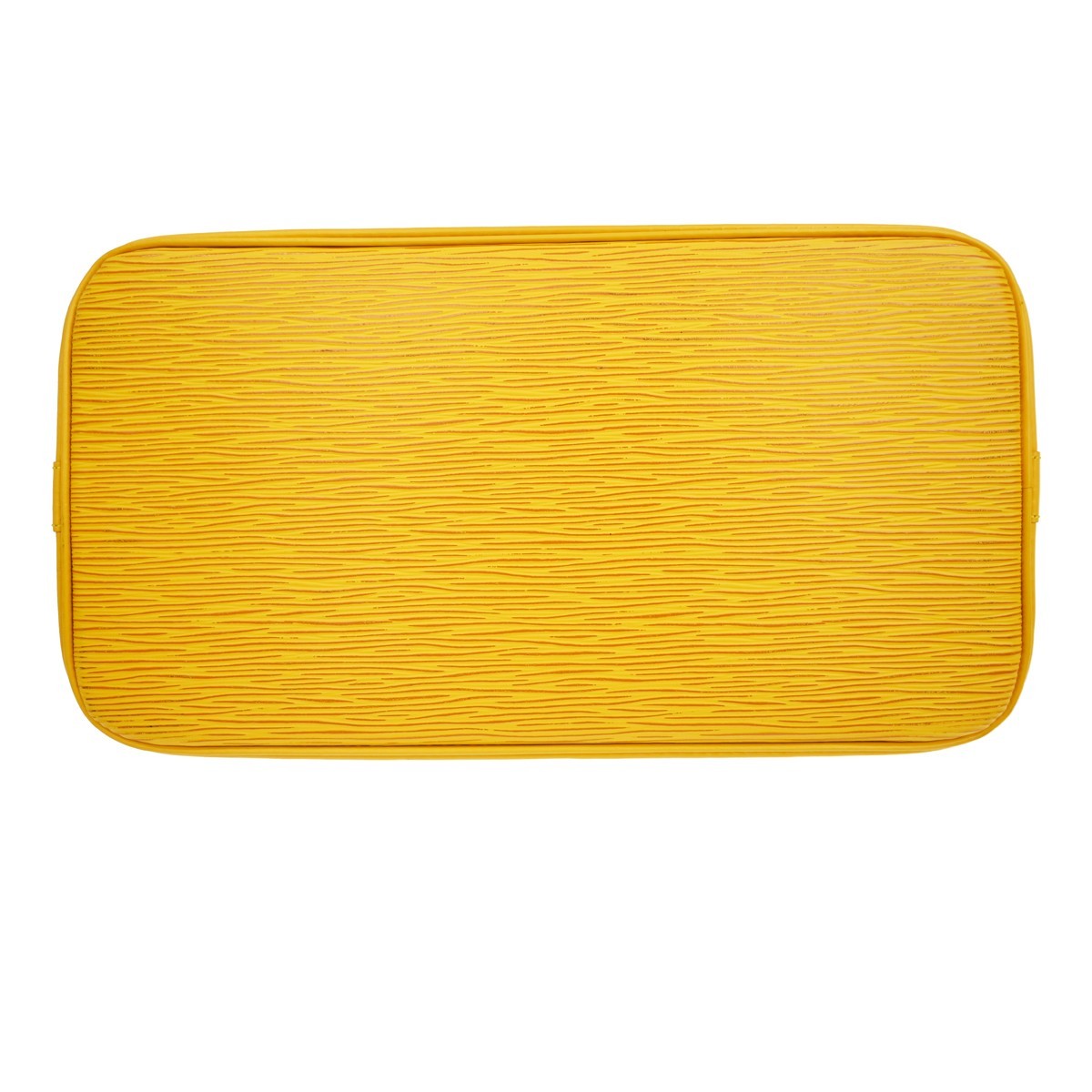 Louis Vuitton Alma Epi, Yellow, Leather, Handbag