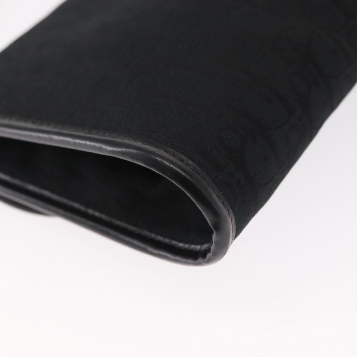 Christian Dior Vintage Trotter Shoulder Bag Canvas, BLACK, CANVAS, Shoulder bag