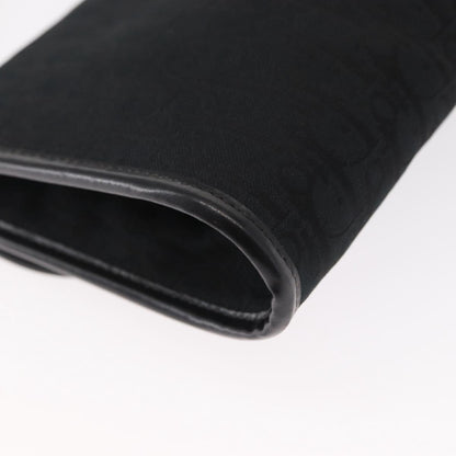 Christian Dior Vintage Trotter Shoulder Bag Canvas, BLACK, CANVAS, Shoulder bag