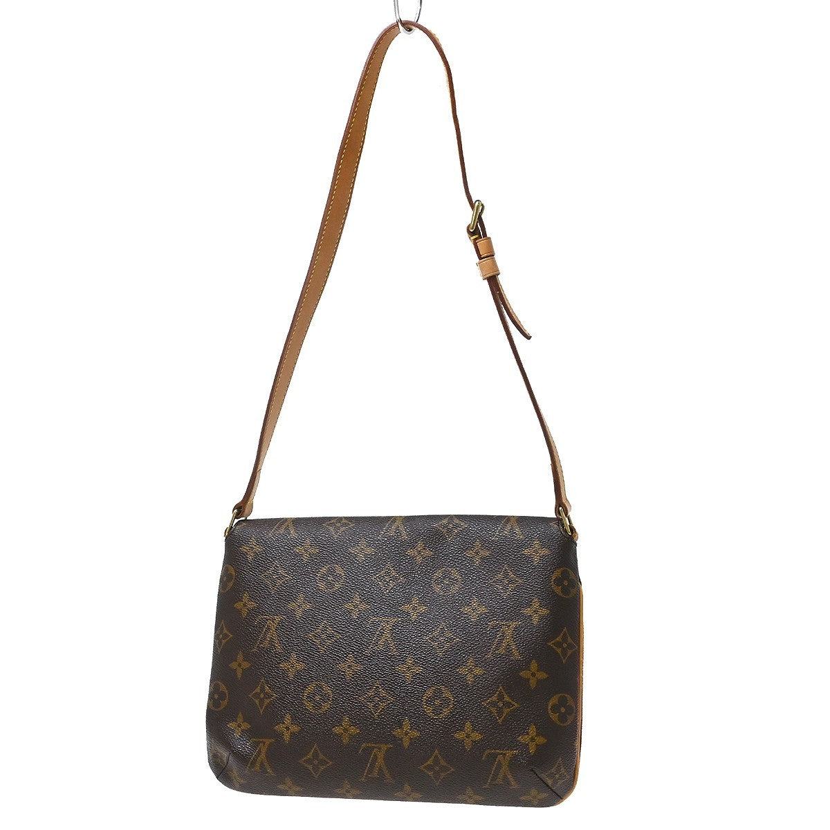 Louis Vuitton Musette Tango Monogram Canvas, Brown, Canvas, Shoulder Bag