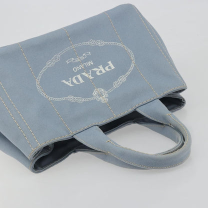 Prada Canapa Canvas, Blue, Canvas, Tote Bag