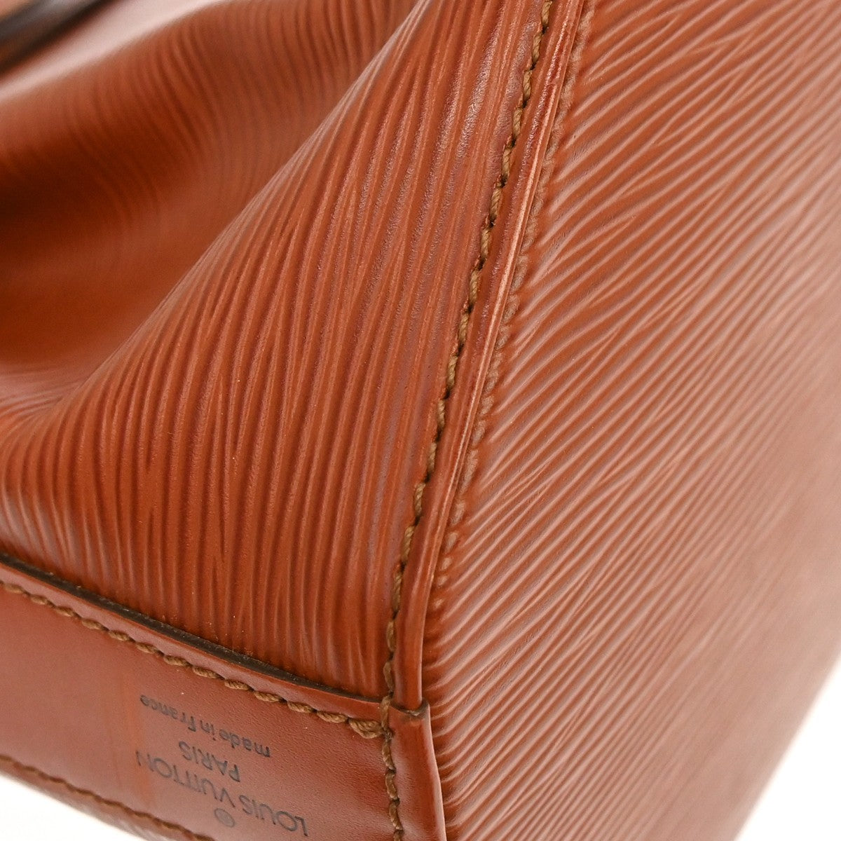 Louis Vuitton Vintage Sac d'Epaule Handbag Epi, Brown, Leather, Shoulder Bag