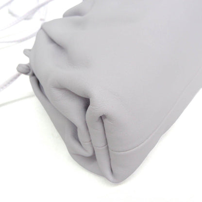 Bottega Veneta The Pouch Coin Purse Leather, White, Leather, Clutch