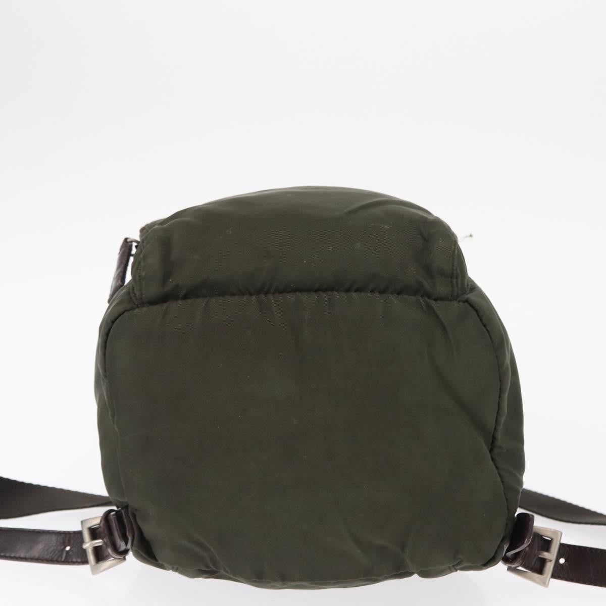 Prada Front Pocket Tessuto, Khaki, Nylon, Backpack