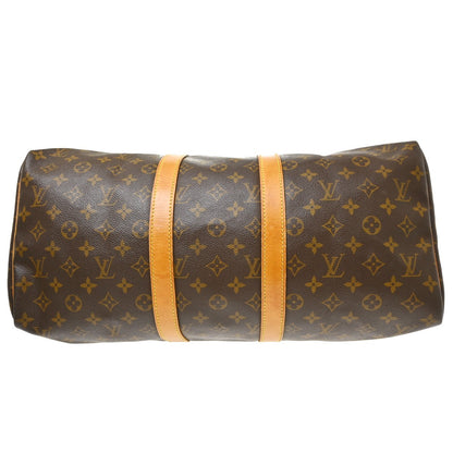 Louis Vuitton Keepall Monogram Canvas, Brown, Canvas, Travel Bag