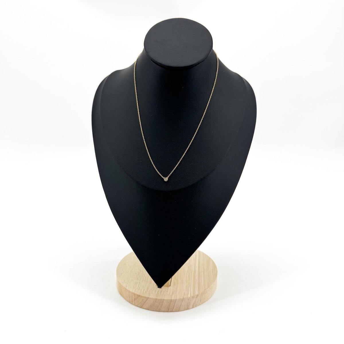 Tiffany & Co. Elsa Peretti Diamonds By The Yard Pendant 18K Yellow Gold with Diamond, Gold, Yellow Gold, Necklace