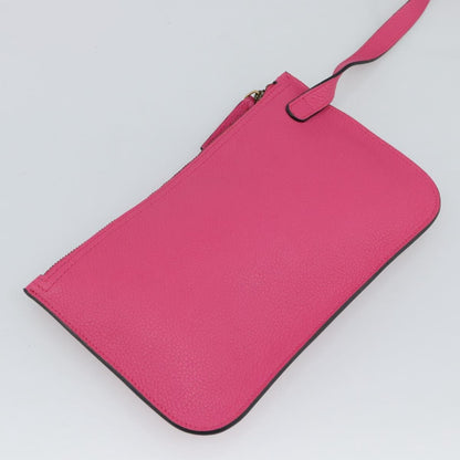 Gucci Logo Drawstring Printed Leather, Pink, Leather, Backpack