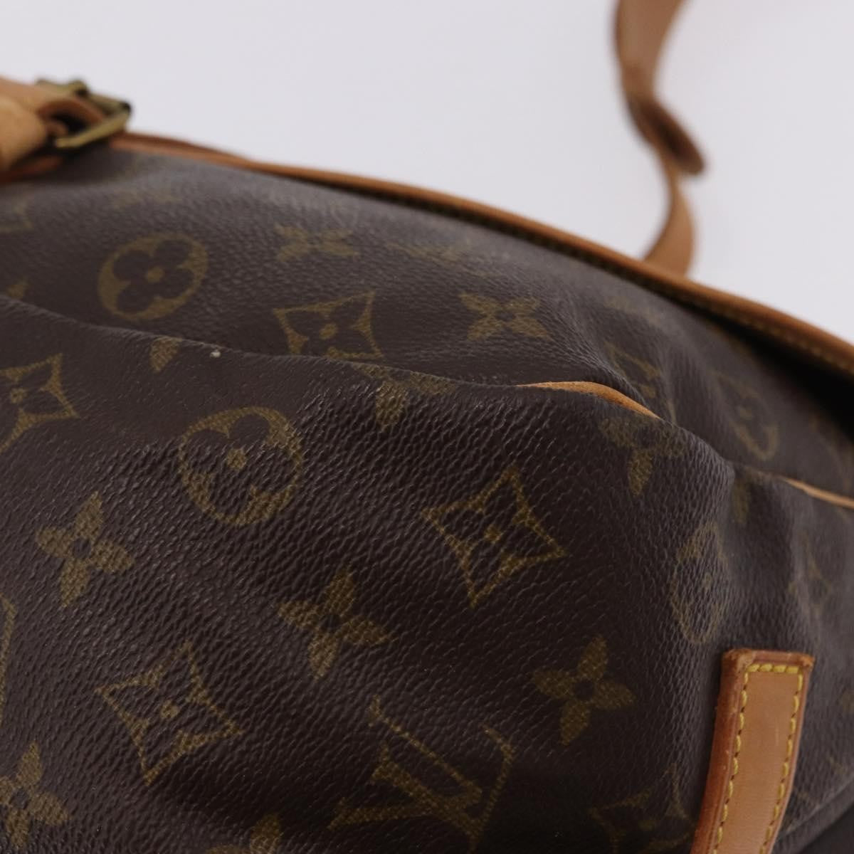 Louis Vuitton Saumur Monogram, Brown, Canvas, Shoulder Bag