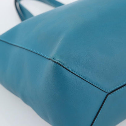 Loewe Anagram Leather, Blue, Leather, Tote Bag