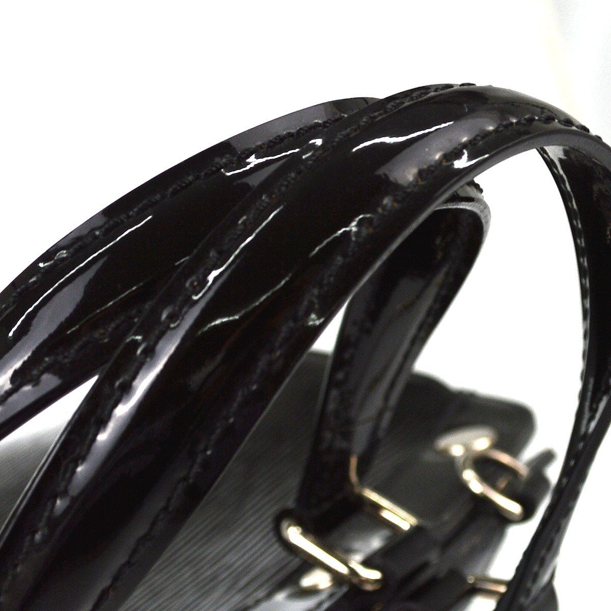 Louis Vuitton Brea Electric Epi Leather, Black, Leather, Handbag