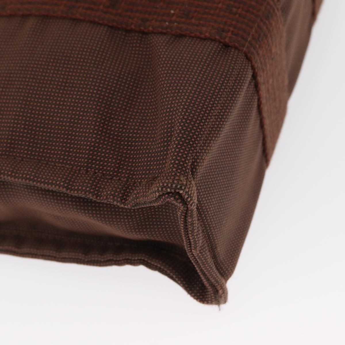 Hermes Fourre-tout Herline Canvas, Brown, Canvas, Tote Bag