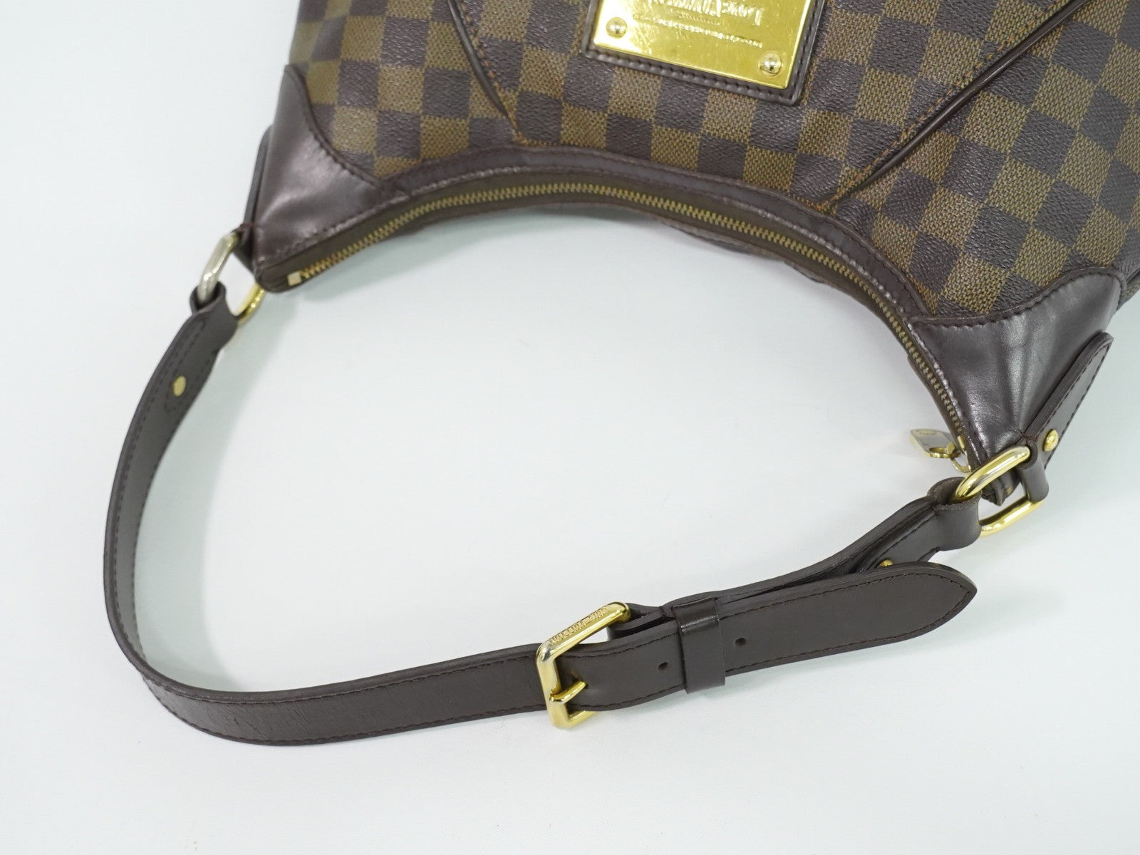 Louis Vuitton Thames Damier Ebene, Brown, Canvas, Shoulder Bag