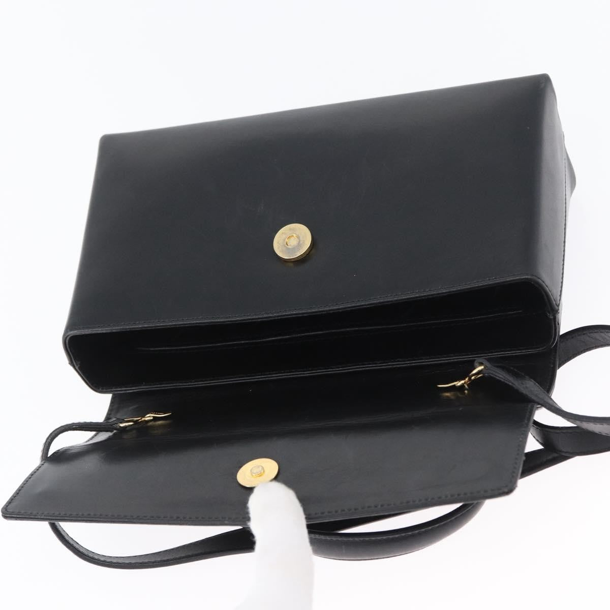 Salvatore Ferragamo Vintage Leather, Black, Leather, Handbag