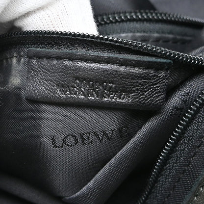 Loewe Anagram Logo Nappa Aire Hand Leather, Gray, Leather, Handbag