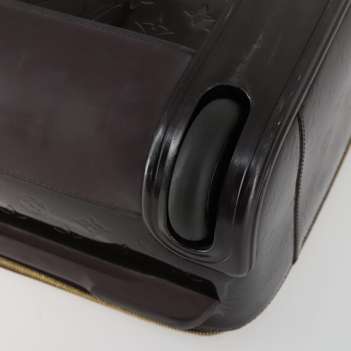 Louis Vuitton Pegase Luggage Monogram Vernis, Brown, Patent Leather, Travel Bag