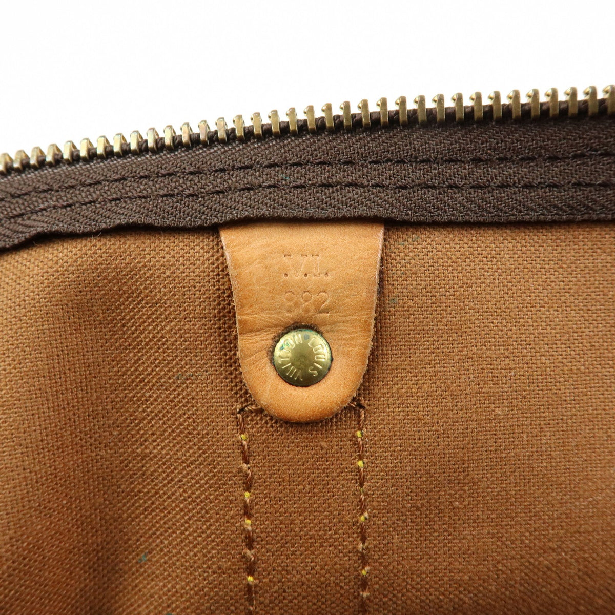 Louis Vuitton Keepall Bandouliere Monogram Canvas, Brown, Canvas, Travel Bag